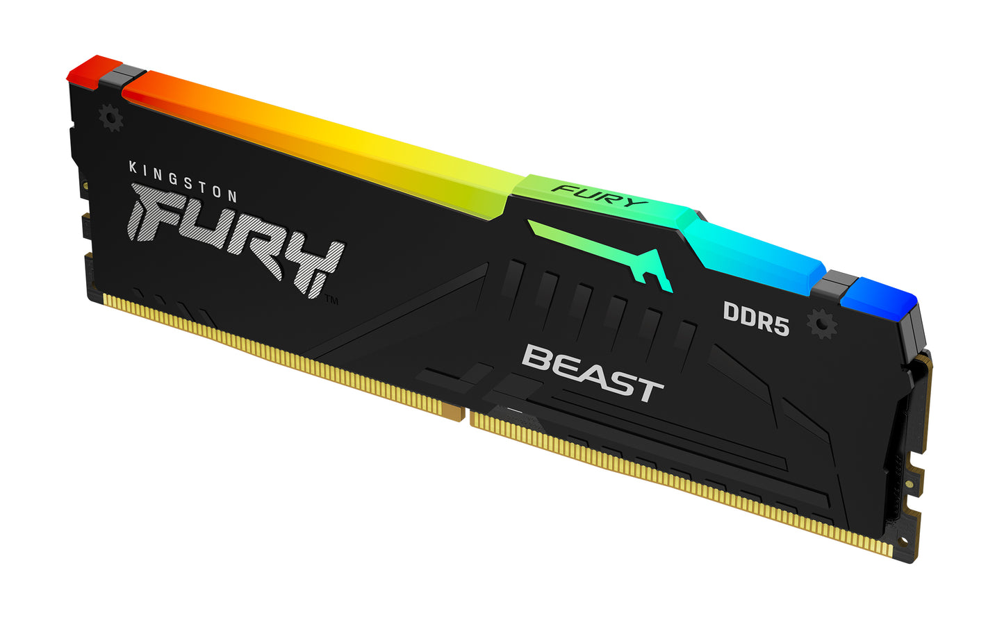 Memoria RAM Kingston Fury Beast RGB DDR5, 5200MHz, 16GB, CL40, XMP