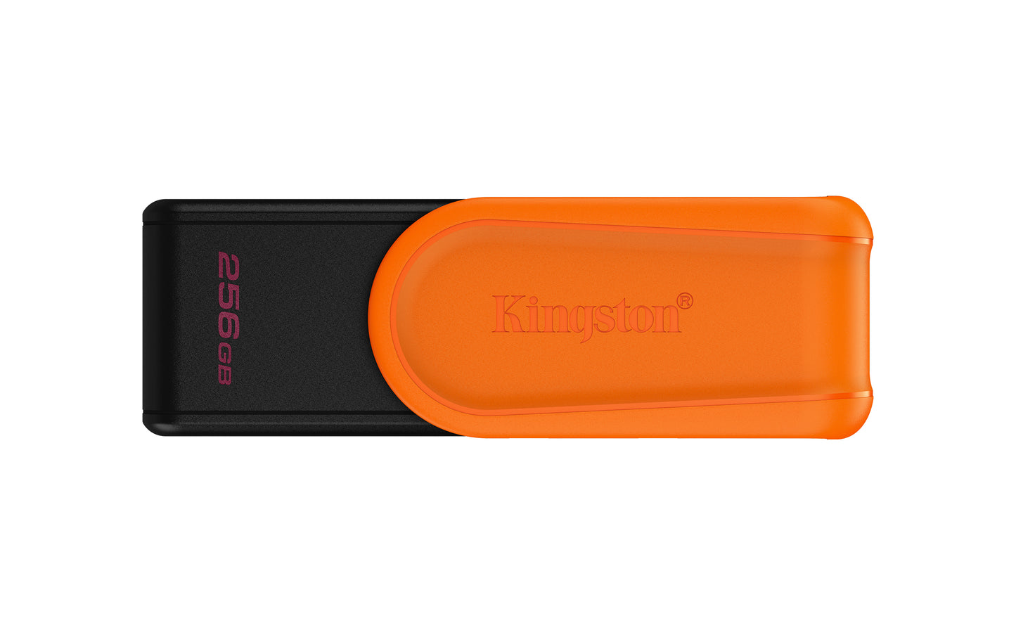 Memoria USB Kingston Flash Data Traveler Exodia 256GB Gen1 3.2 Tipo A con tapa giratoria negro+naranja DTXS/256GB