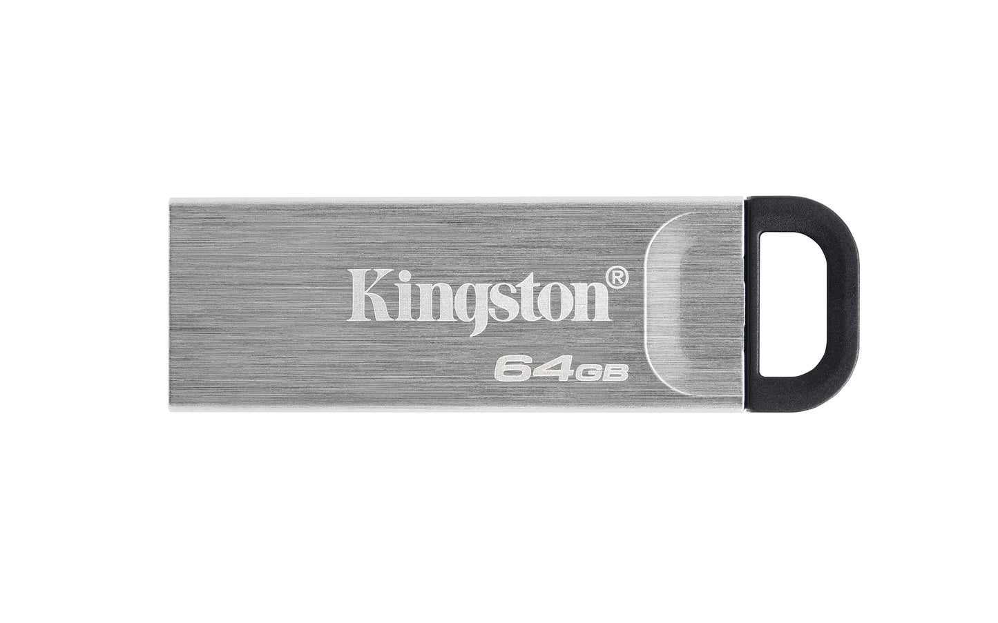 Memoria USB Kingston DataTraveler Kyson, DTKN/64GB USB 3.2, lectura 200MB/s, color plata.