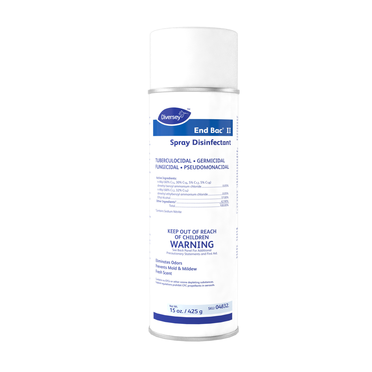 Germicida en Aerosol End Bac II Diversey 4832 - 15 oz