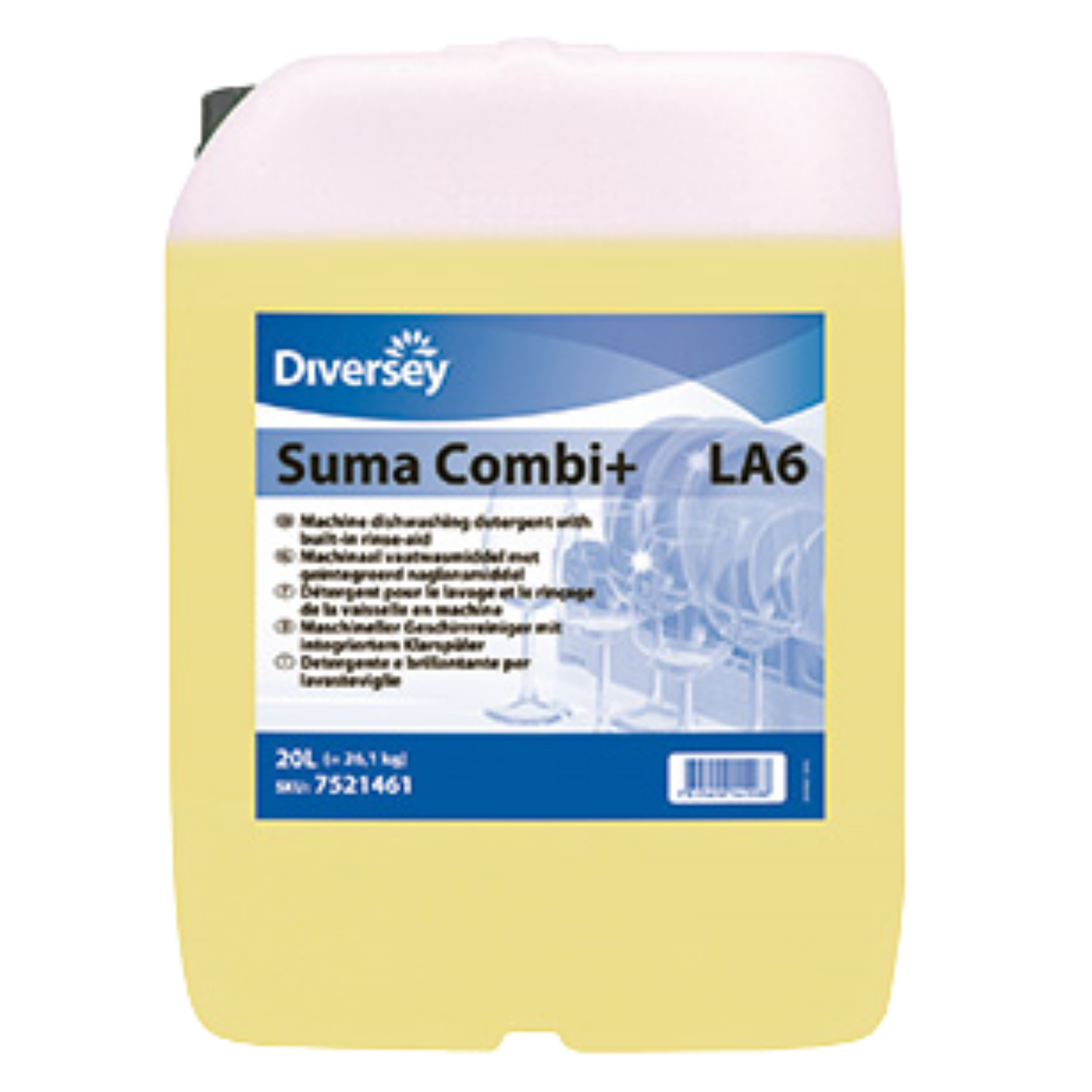 Detergente Lavavajillas Secador Diversey Combi+ 2x5L