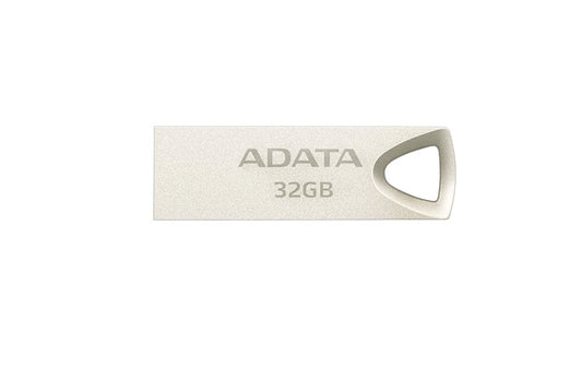 Memoria USB ADATA AUV210-32G-RGD 32GB metálica con aleación de zinc chip en placa