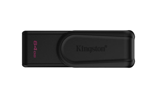 Memoria USB Kingston DTXS/64GB, 64GB, USB-A 3.0, negro