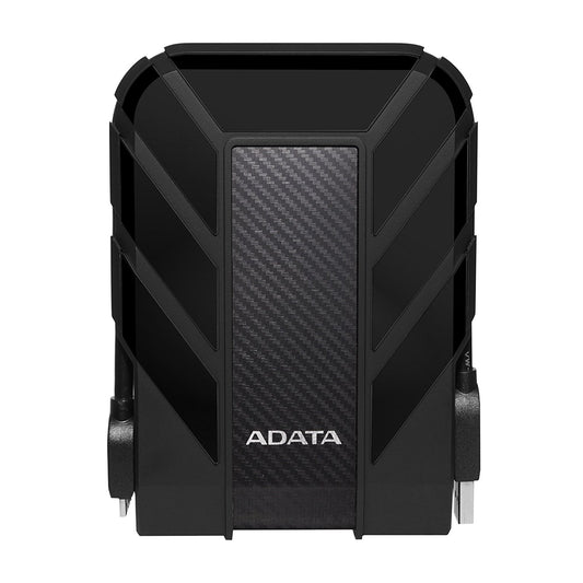 Disco duro externo ADATA AHD710P-2TU31-CBK 2TB color negro USB 3.2 antigolpes, agua y polvo