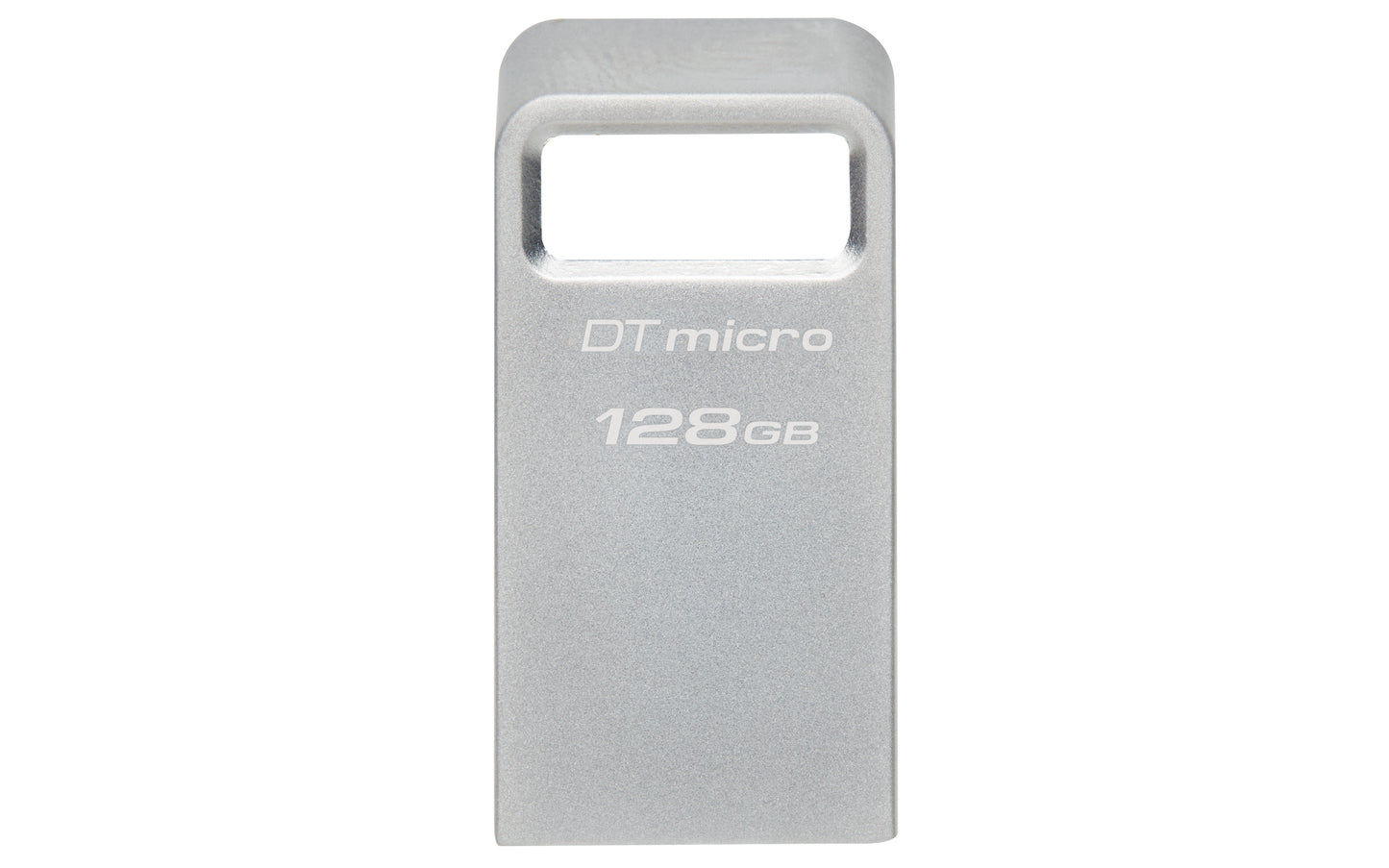 Memoria USB Kingston DataTraveler Micro, 128GB, USB 3.2, lectura 200MB/S, gris