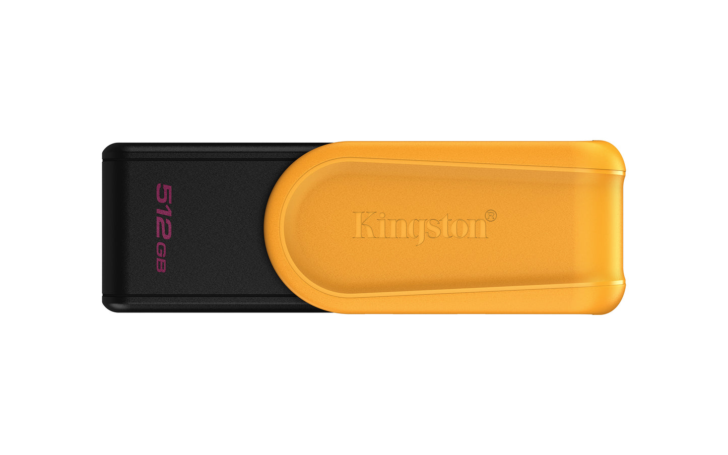 Memoria USB KINGSTON DTXS/512GB, 512GB, USB-A 3.0, negro/amarillo