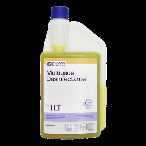Limpiador líquido multiusos desinfectante concentrado con fragancia limón. Limpia y desinfecta. Ideal para ser utilizado en: pisos, paredes, mesas, mobiliario en general. No requiere enjuague.