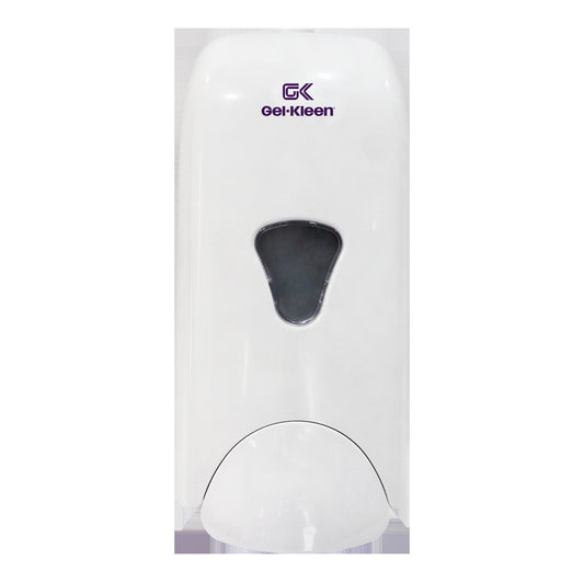 Dispensador Jabón Líquido Blanco 1L Gel Kleen para Baños Industriales