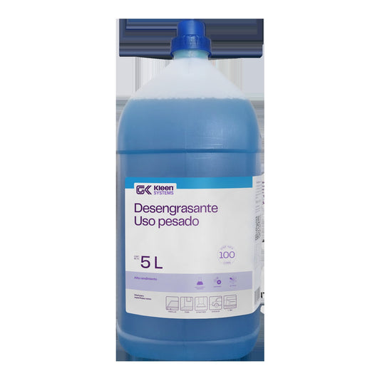 Desengrasante concentrado para todo tipo de grasas minerales y vegetales. Ideal para ser utilizado en: pisos, paredes, parillas, charolas de cocina, hornos, extractores, equipos.