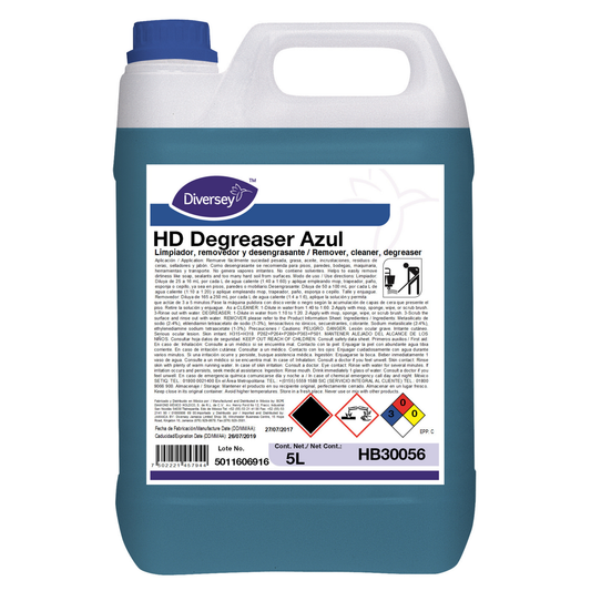 Limpiador Desengrasante Azul Trabajo Pesado Diversey HB30056