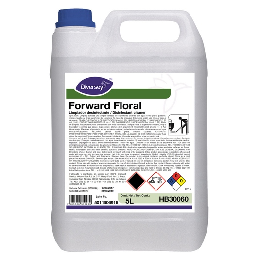 Aromatizante Forward Floral Concentrado Diversey HB30060 - 4x5 L