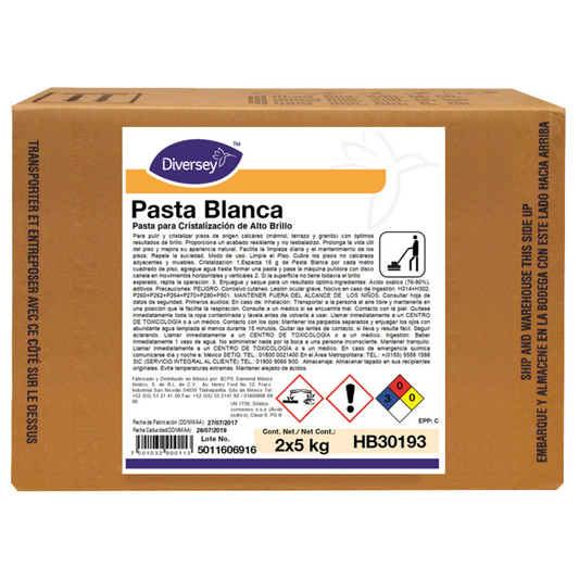 Pasta Blanca para Cristalización de Pisos Diversey HB30193