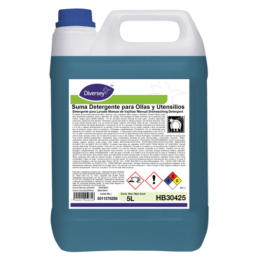 Detergente para Ollas y Utensilios Diversey HB30425 4x5L