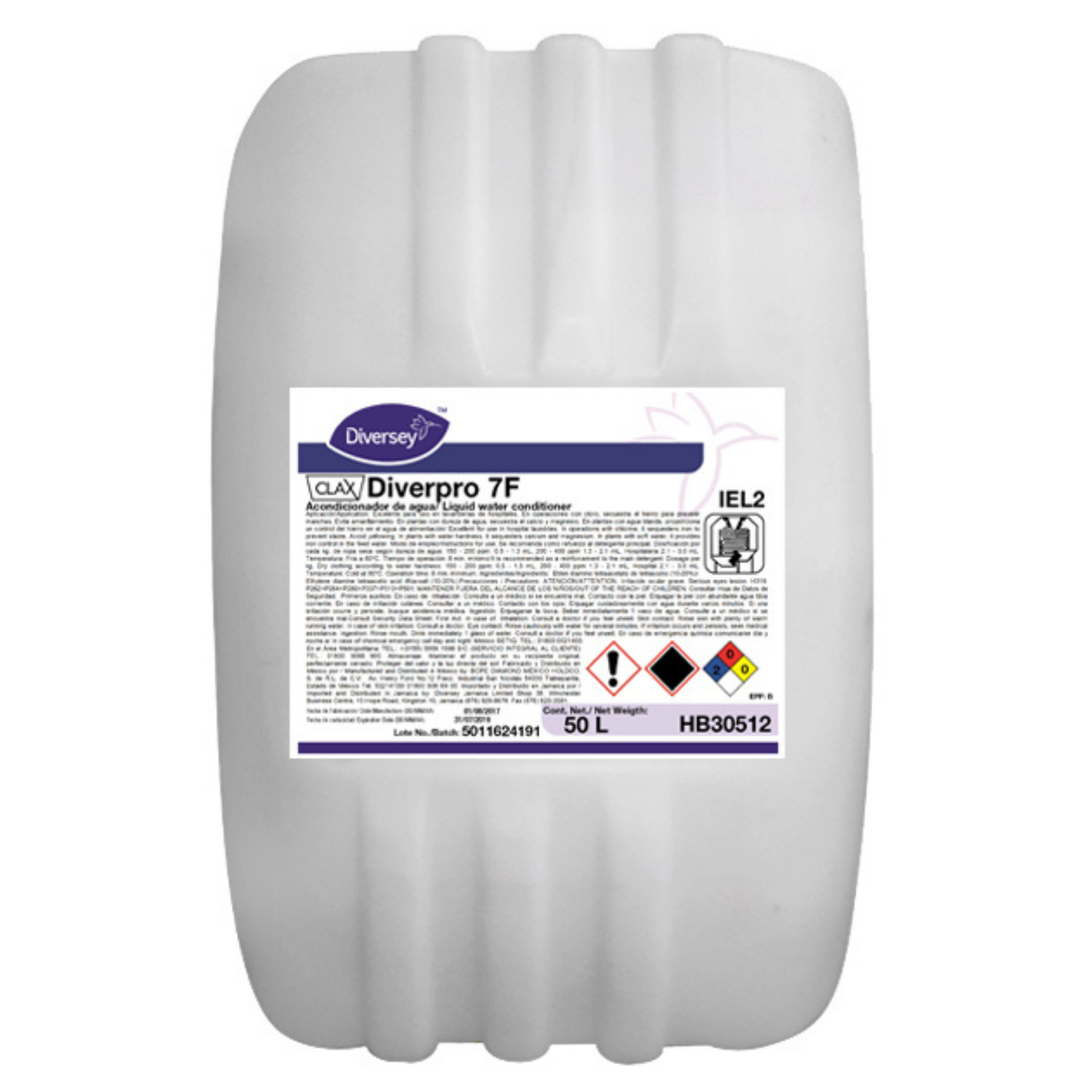 Detergente Lavandería Profesional Clax Diverpro 7F Diversey 50L