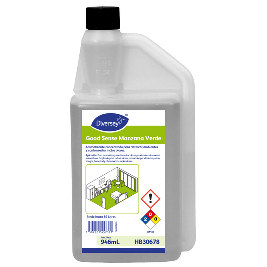 Aromatizante Manzana Verde Concentrado Diversey HB30678