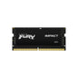 Memoria RAM Kingston FURY Impact Black 32GB 5600MHz DDR5 Non-ECC CL40 SODIMM 1.1V (KF556S40IB-32)