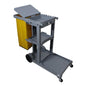 Carro Conserje con tapa y bolsa de lona Heavy Duty (AF-08170) - Karlan ¡Marca la Limpieza!AF-08170G