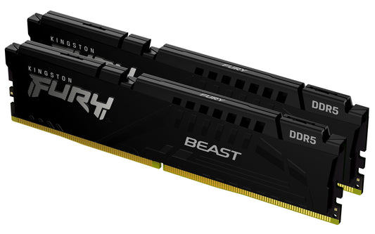 Kit memoria RAM Kingston FURY Beast DDR5 32GB 5600MHz (2 x 16GB), CL36, XMP/EXPO