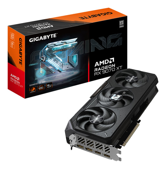 Tarjeta de video GIGABYTE AMD Radeon RX 9070 XT Gaming OC, 16GB 256-bit GDDR6, PCI Express 5.0