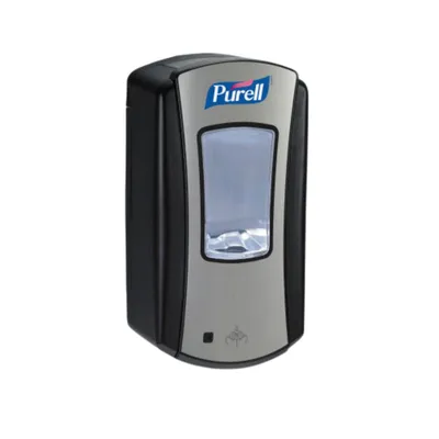 Dispensador GOJO® LTX-12™ | 1200 mililitros | Cromo Óptico/Negro | manuales | Clave 1928-04