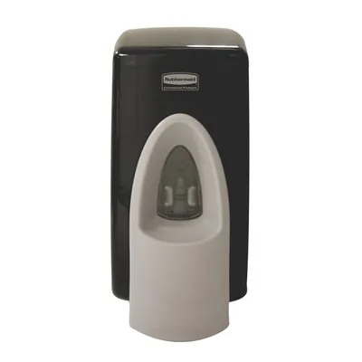 Dispensador manual de spray para cuidado de la piel Rubbermaid FG450033, montaje en pared, capacidad de 400 ml, color negro
