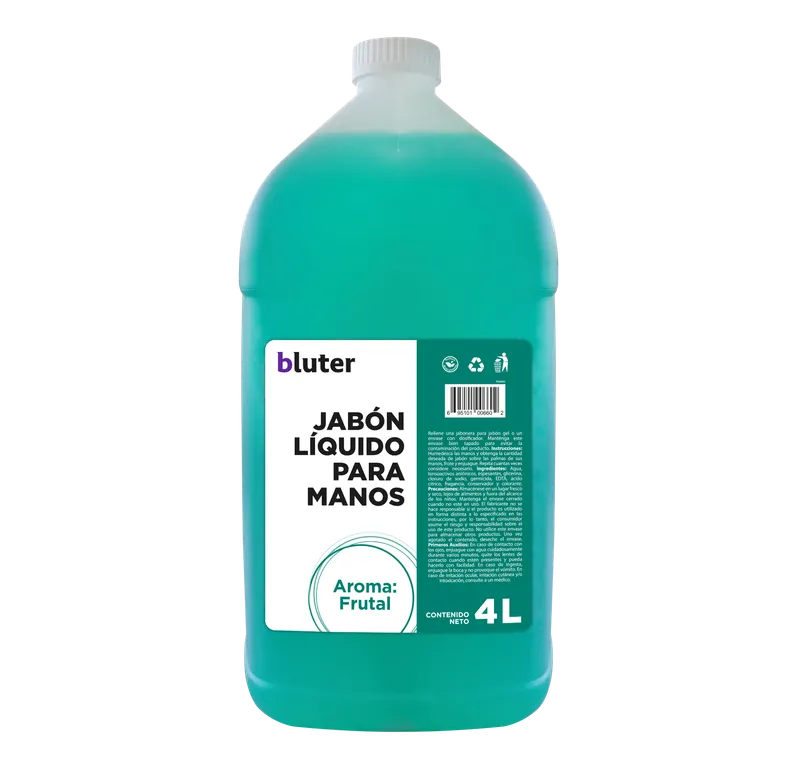 Jabón Líquido Antibacterial Gel Kleen Frutal para Manos 4L