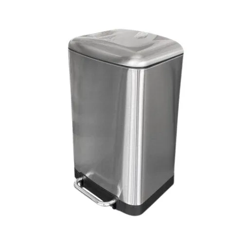 CESTO RECTANGULAR 30L METALICO C/ PEDAL