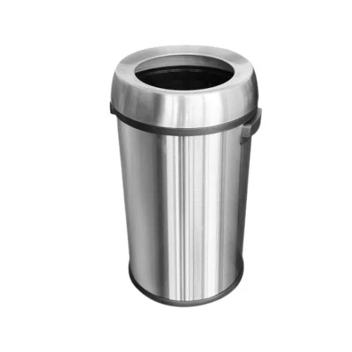 CESTO 65L METALICO TAPA EMBUDO