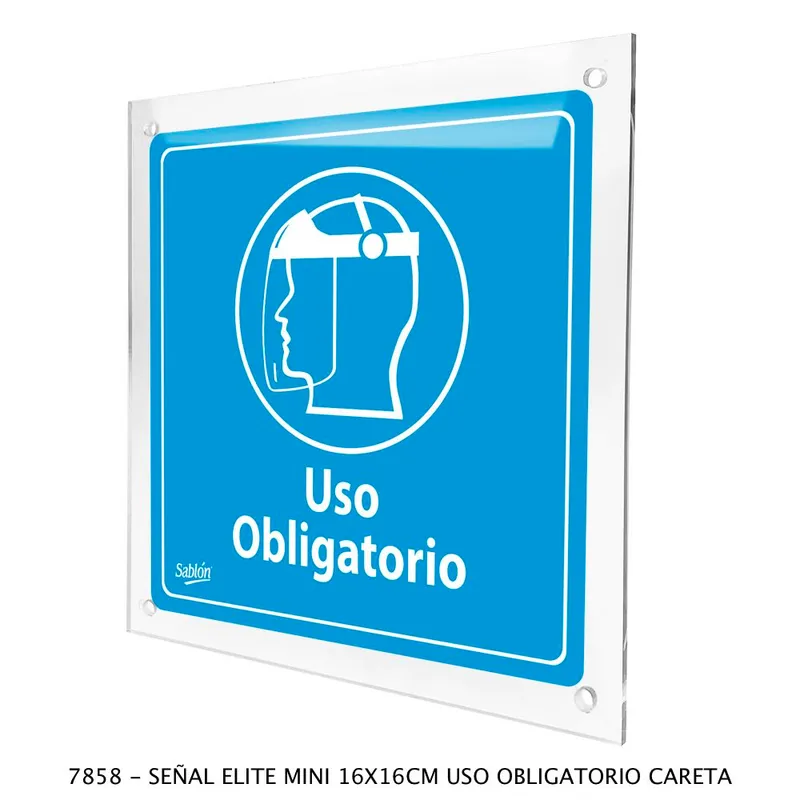 Señal de uso obligatorio — Elite Mini — 16 X 16 cm