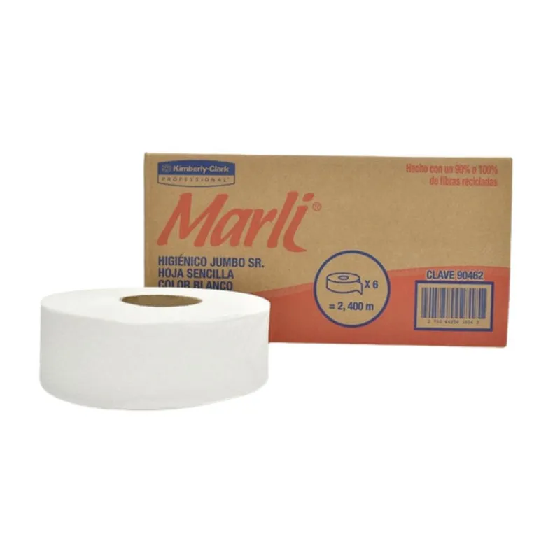 Higiénico Jumbo Marli® 1ply Sr  400m (90462)