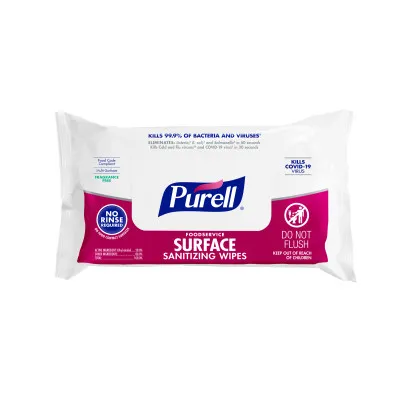 Toallitas Sanitizantes de Superficies PURELL® para Servicio de Alimentos
