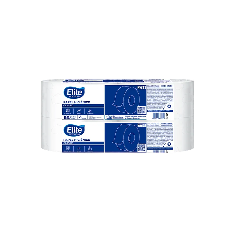 Papel Higiénico Classic Doble Hoja 180 mts