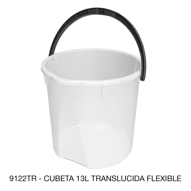 Cubeta Flexible — 13 litros — Con Asa