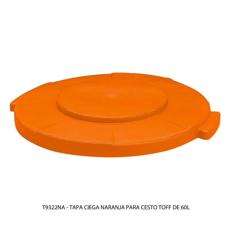 Bote de basura TOFF — Tapa Color Naranja