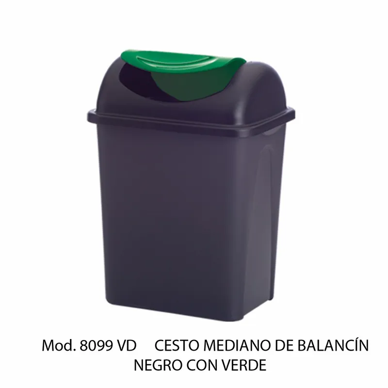 Bote de basura de balancín — Capacidad 17 litros