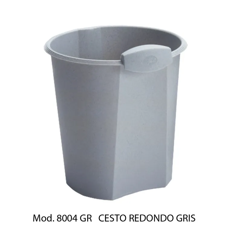 Bote de basura redondo — 29 cm diámetro x 30 cm altura