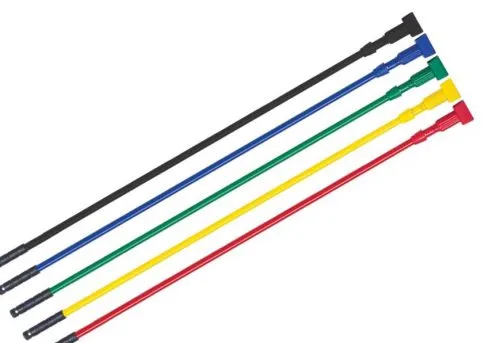 Bastón de Fibra de Vidrio con Portamechudo | Azul | El Castor | 8803B