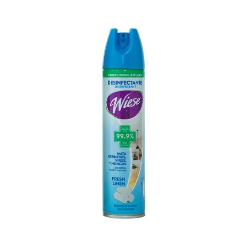 DESINFECTANTE WIESE SIN ALCOHOL FRESH LINEN 226 GR /8 OZ