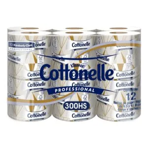 Kimberly Clark Higiénico Tradicional Kleenex® Cottonelle® Bander TAD 300 hjs (90497)