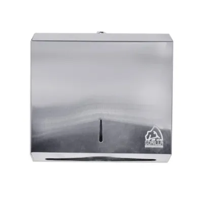 DESPACHADOR ACERO INOX TOALLA INTERDOBLADA CH
