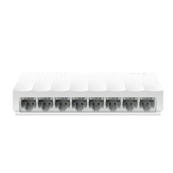 Switch conmutador Ethernet TP-Link LiteWave LS1008 de 8 puertos Fast Ethernet 10/100 para escritorio.